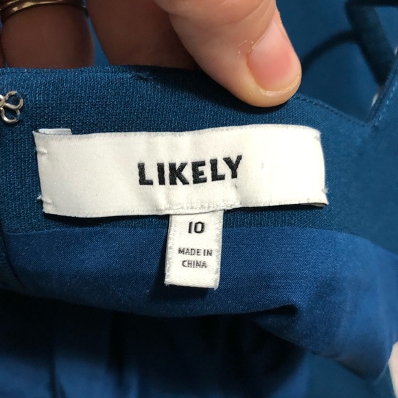 Likely Fairbanks Mini Dress Size 10 - Picture 8 of 9